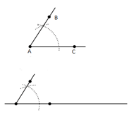 Image of two equal angles.