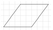parallelogram or a rhombus on a sheet of graph paper