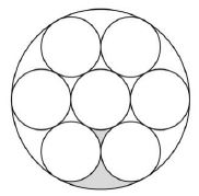 7 circles inside a circle