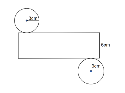 Figure. two circles and one rectangle