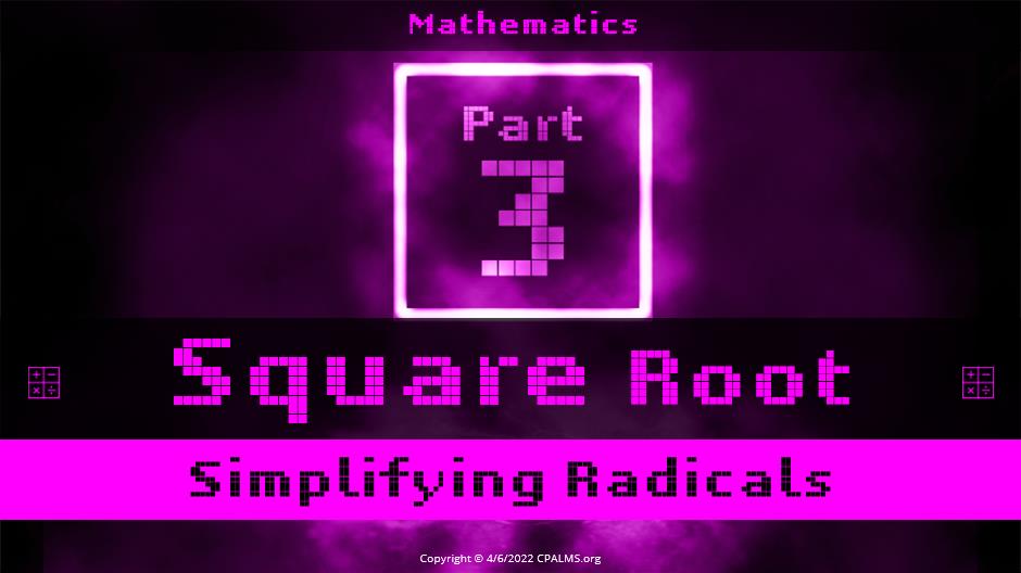 square-root-part-3-simplifying-radicals