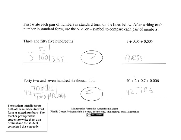Decimals in Word and Expanded Form