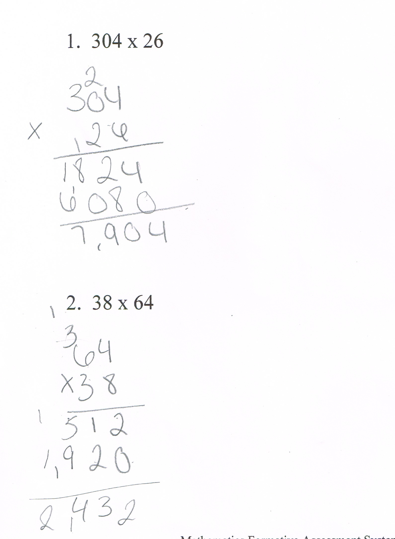 Multiplying Using the Standard Algorithm
