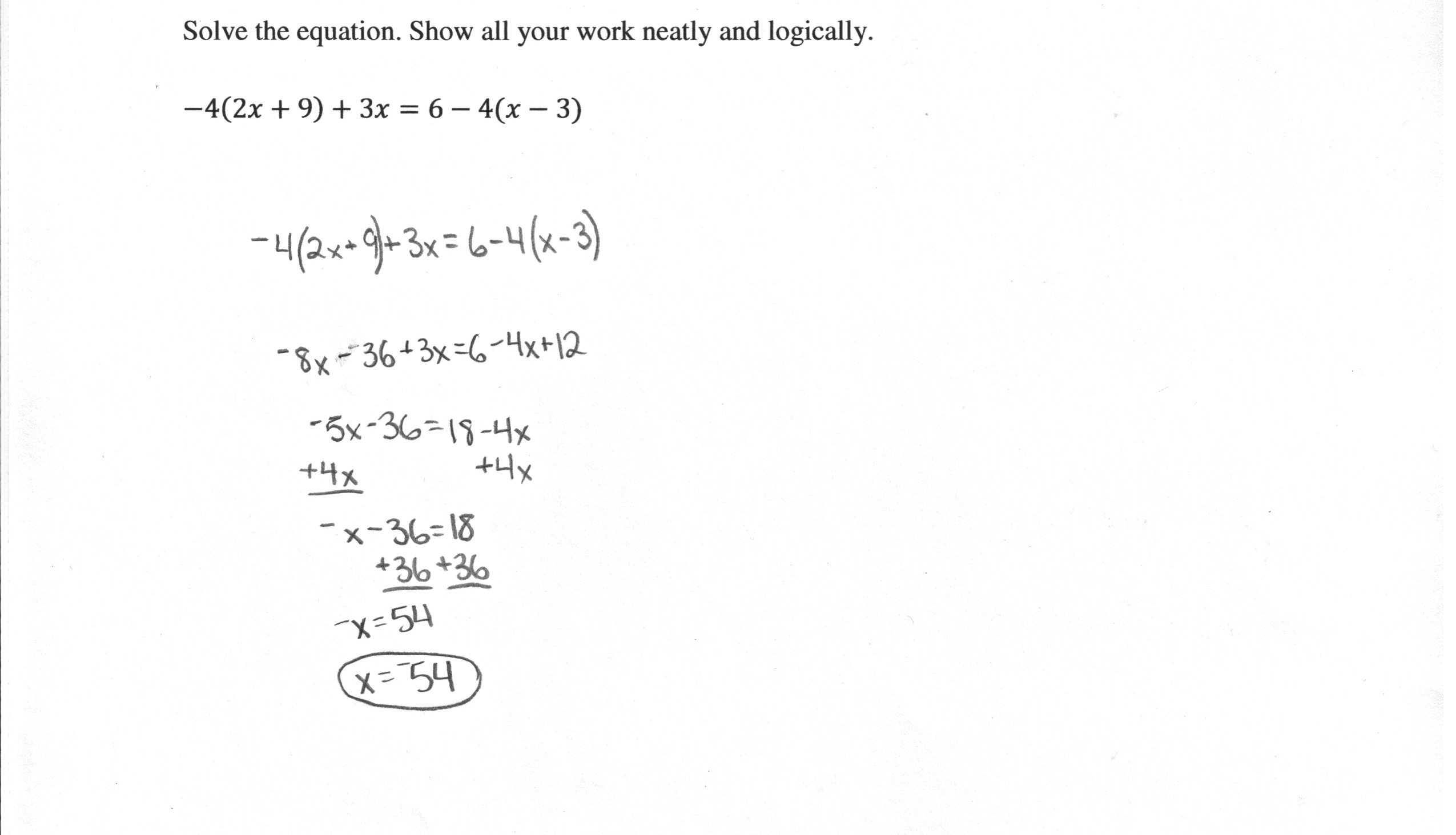 Linear Equations - 3