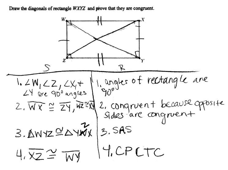 Proving Congruent Diagonals