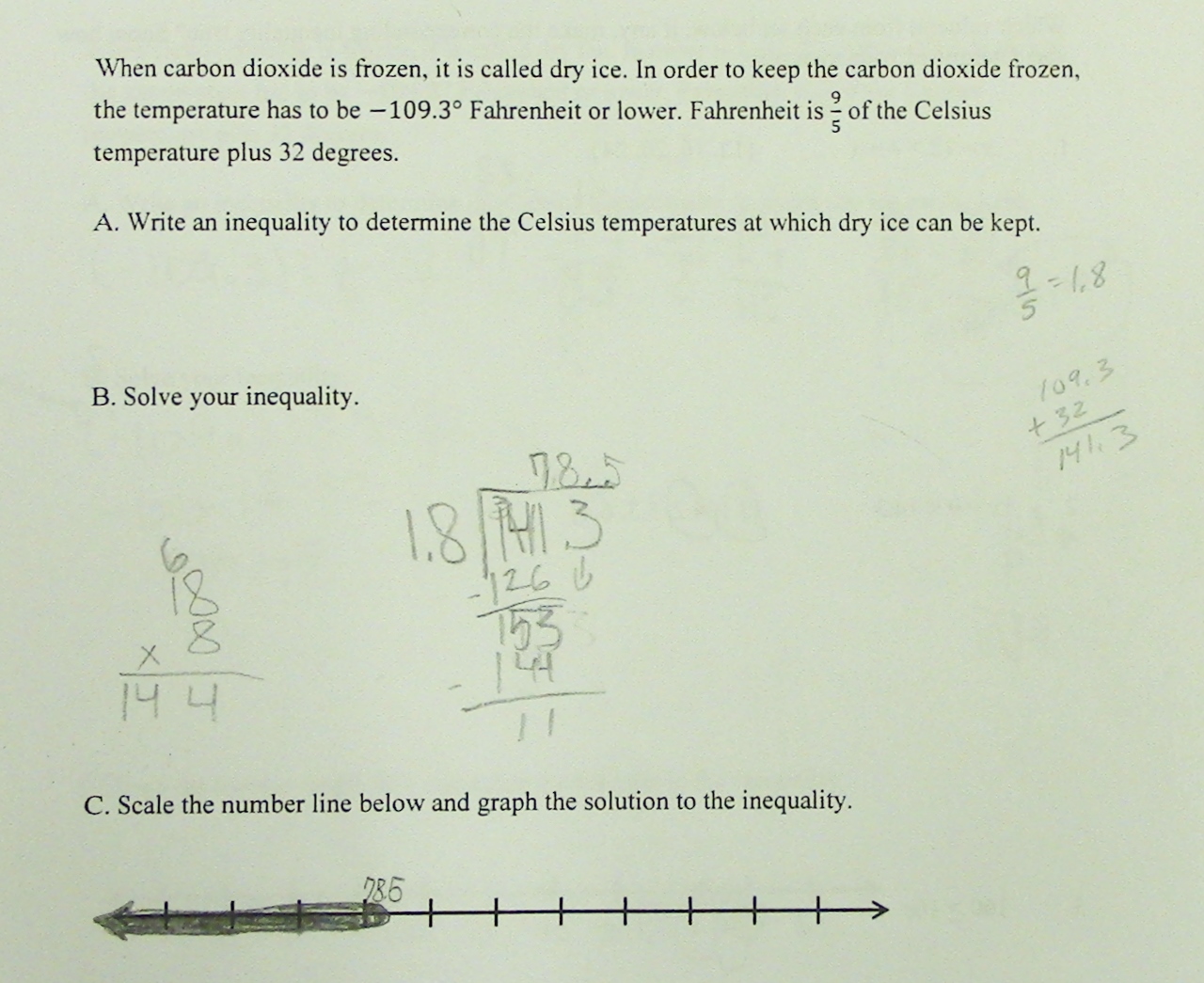 Write Solve And Graph An Inequality Students Are Asked To Write Solve And Graph A Two Step Inequa