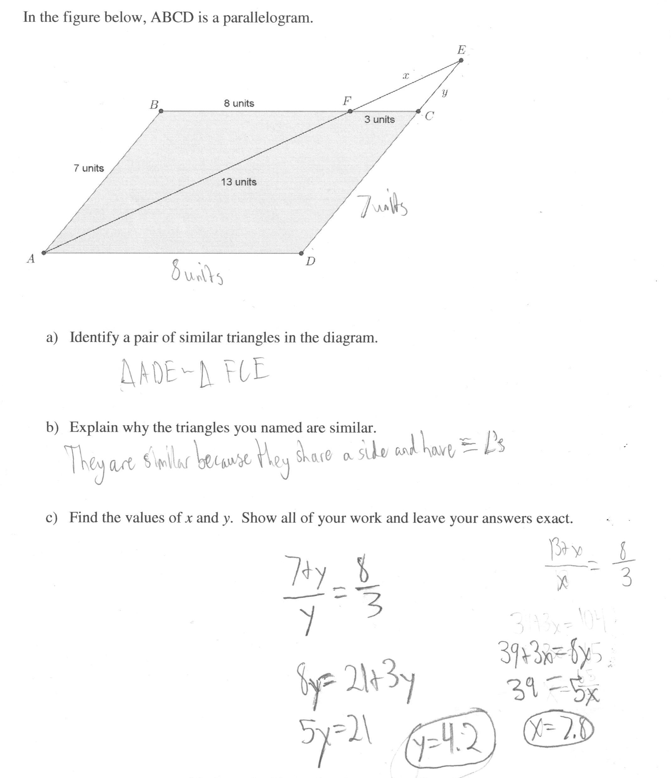 Similar Triangles - 1