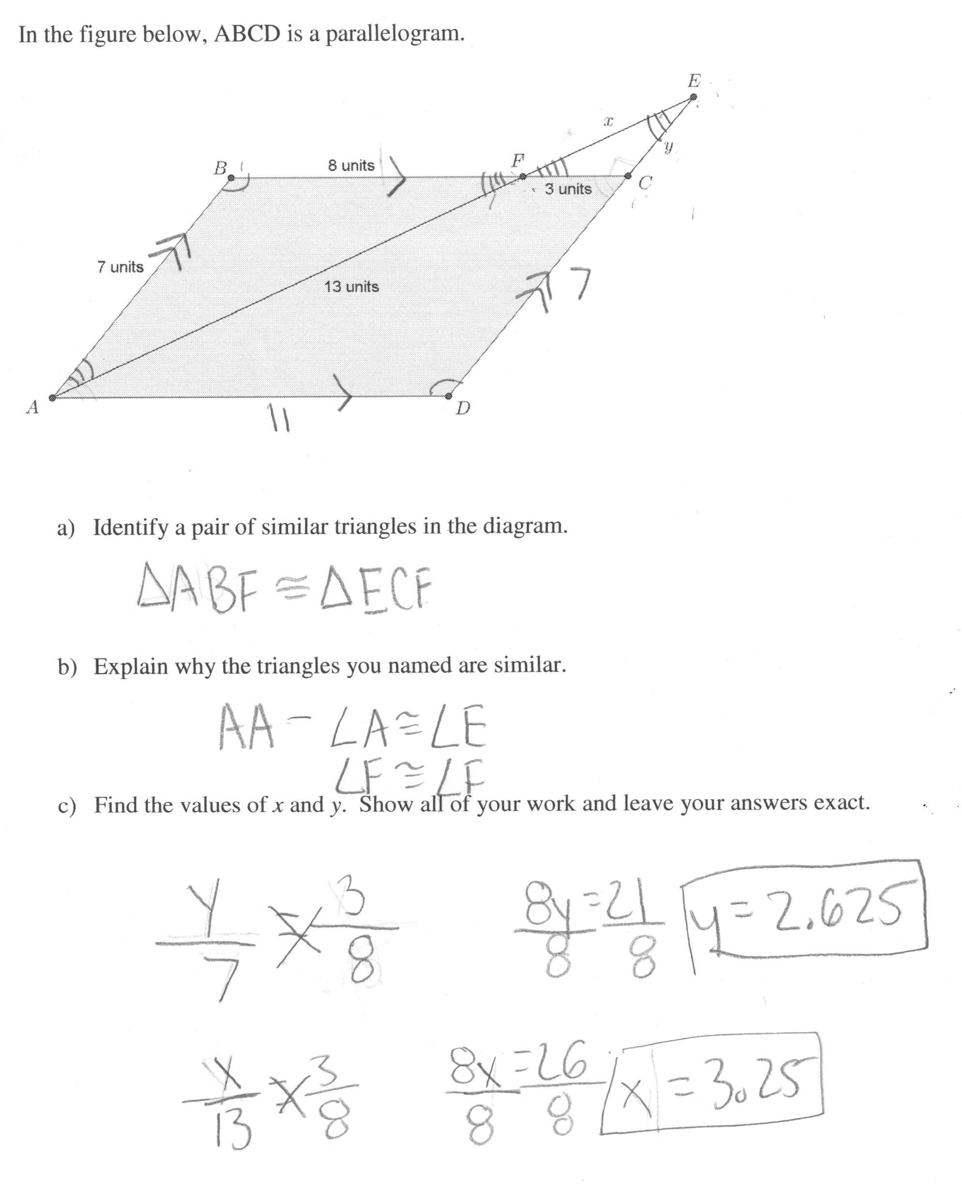 Similar Triangles - 1