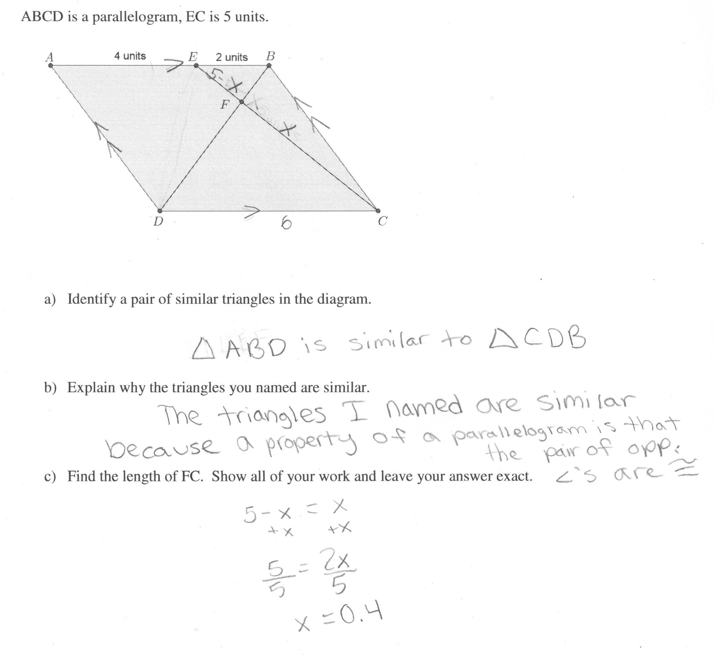 Similar Triangles - 2