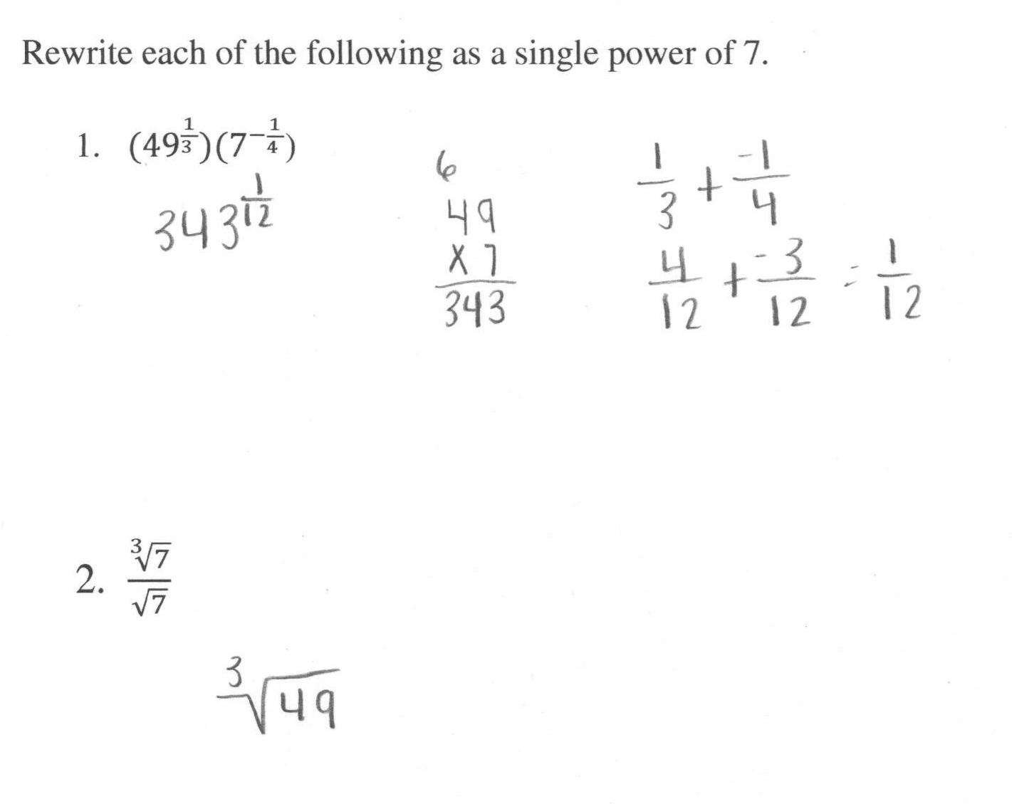 Rational Exponents - 4