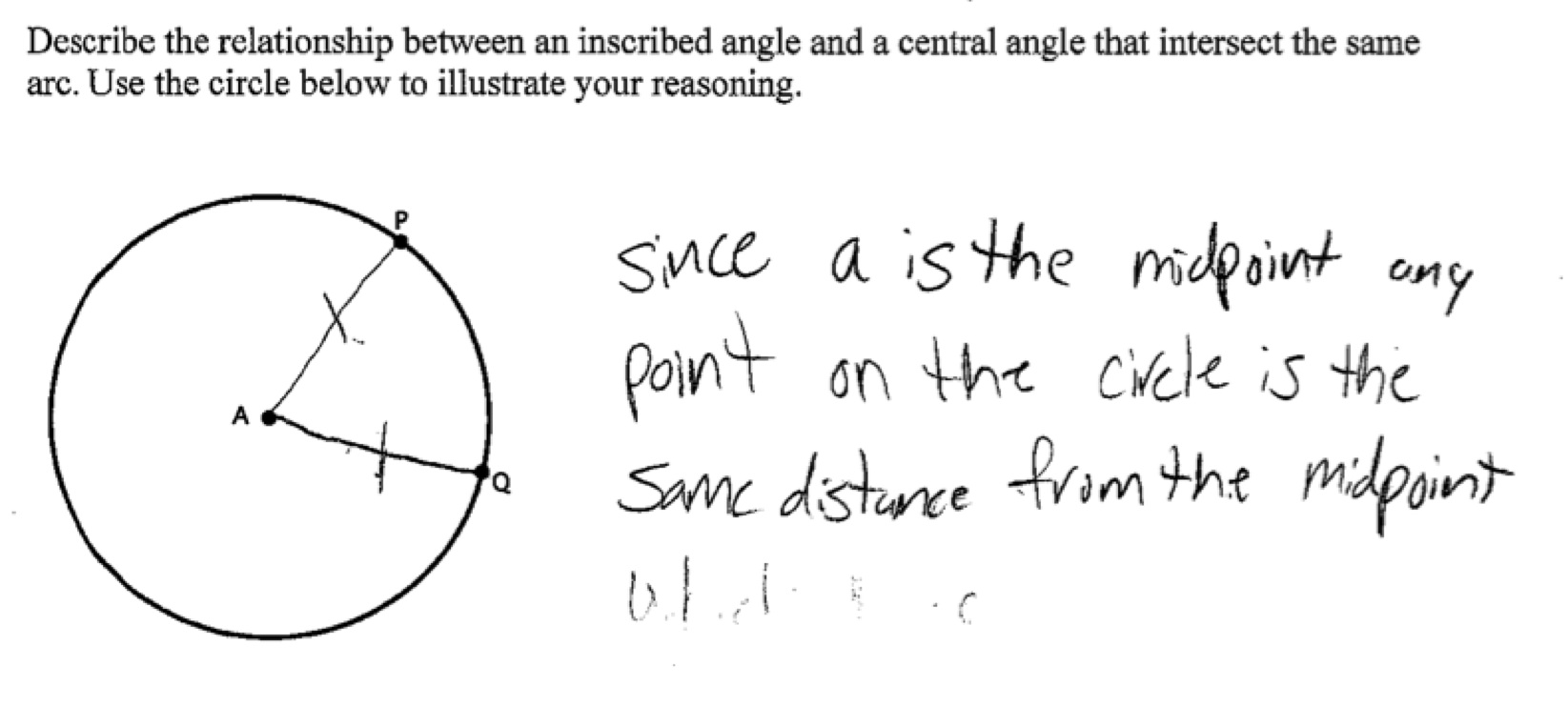 Central and Inscribed Angles